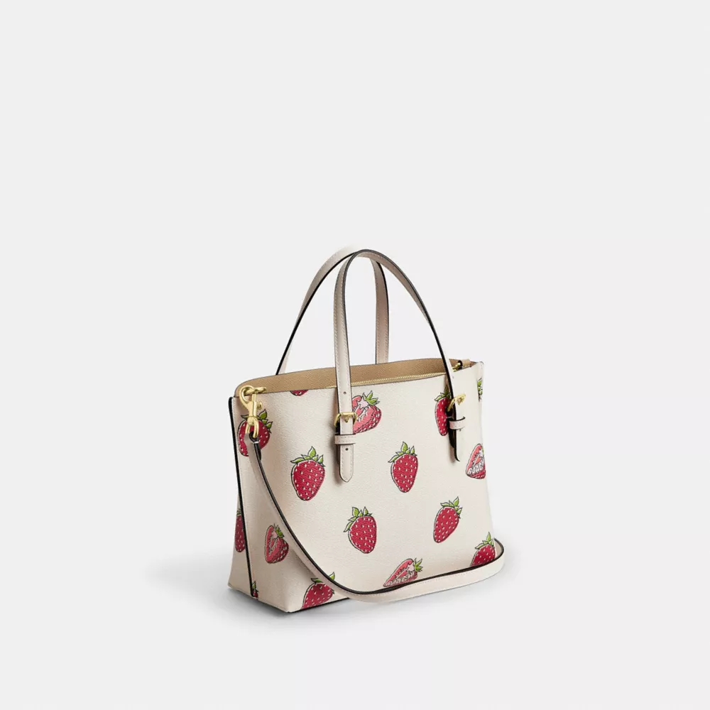 Сумка COACH Mollie Tote Bag 25 With Strawberry Print