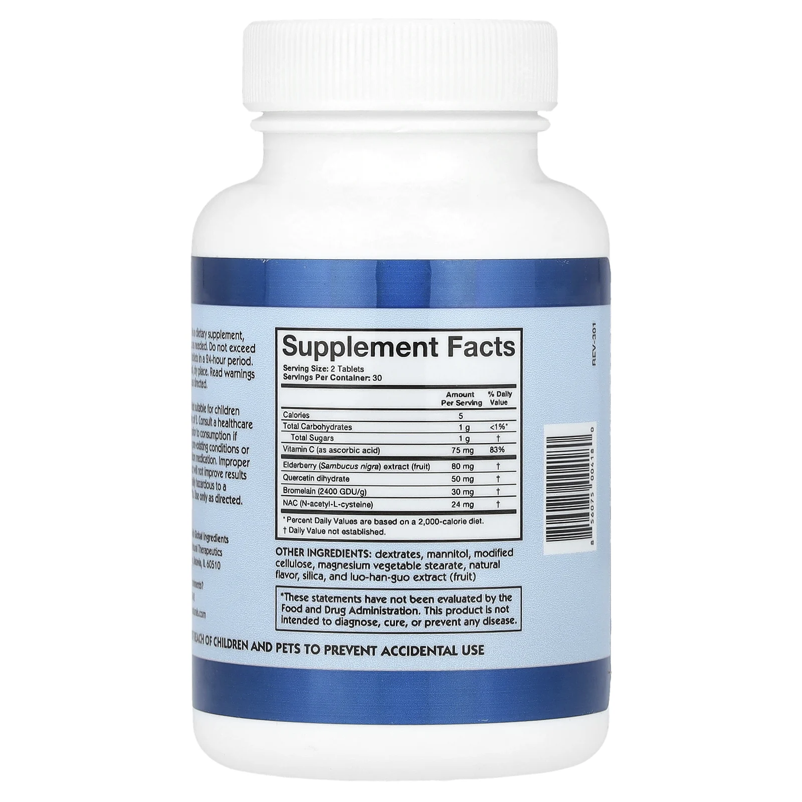 Creekside Natural Therapeutics, Snifflex для детей с NAC, бузиной, 60 жевательных таблеток