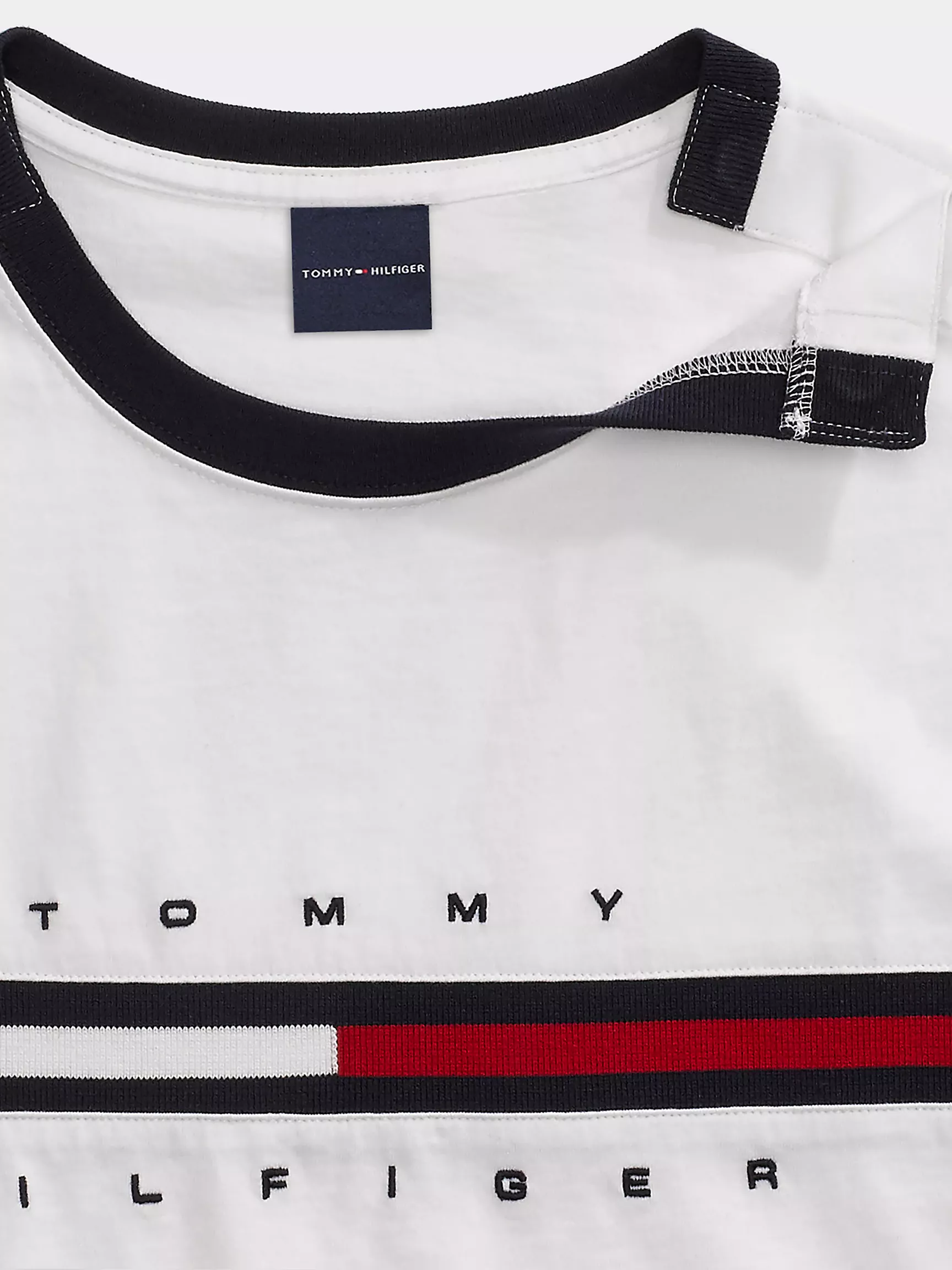 Мужская футболка Tommy Hilfiger, Футболка с фирменными полосками