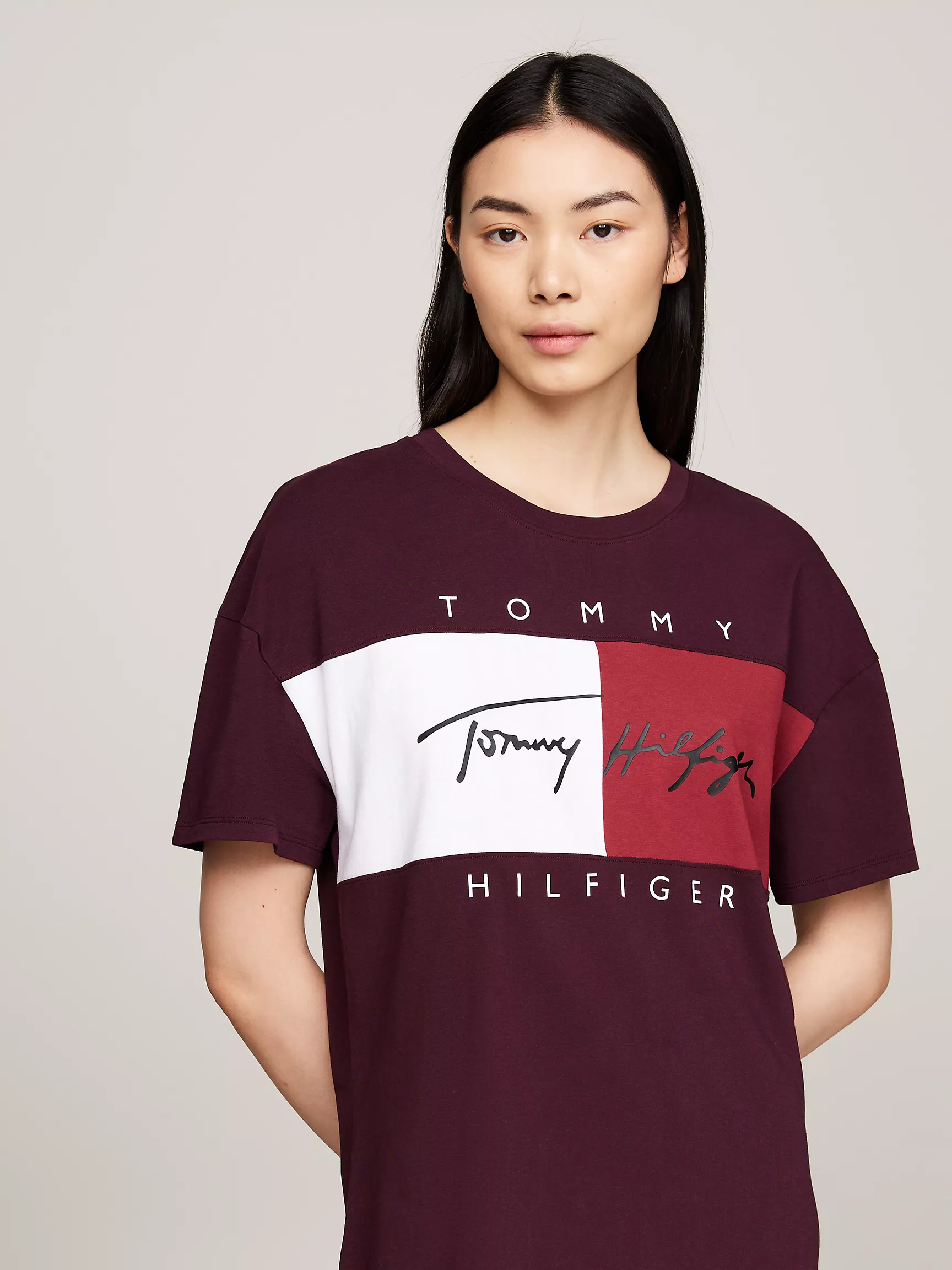 Женская одежда для сна Tommy Hilfiger, Фирменное платье-футболка Tommy для отдыха