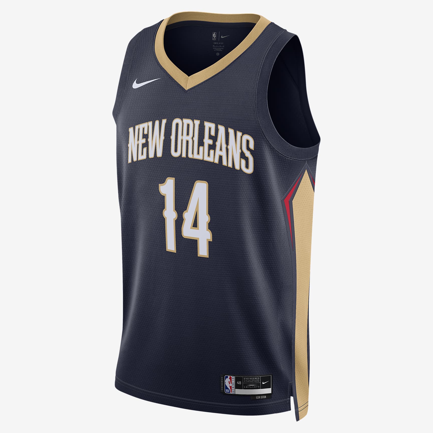 New Orleans Pelicans Icon Edition 2022/23 Men's Nike Dri-FIT NBA Swingman Jersey
