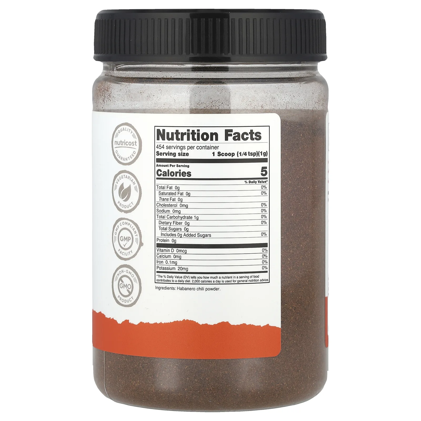 Nutricost, Pantry, порошок хабанеро, 454 г (16,2 унции)