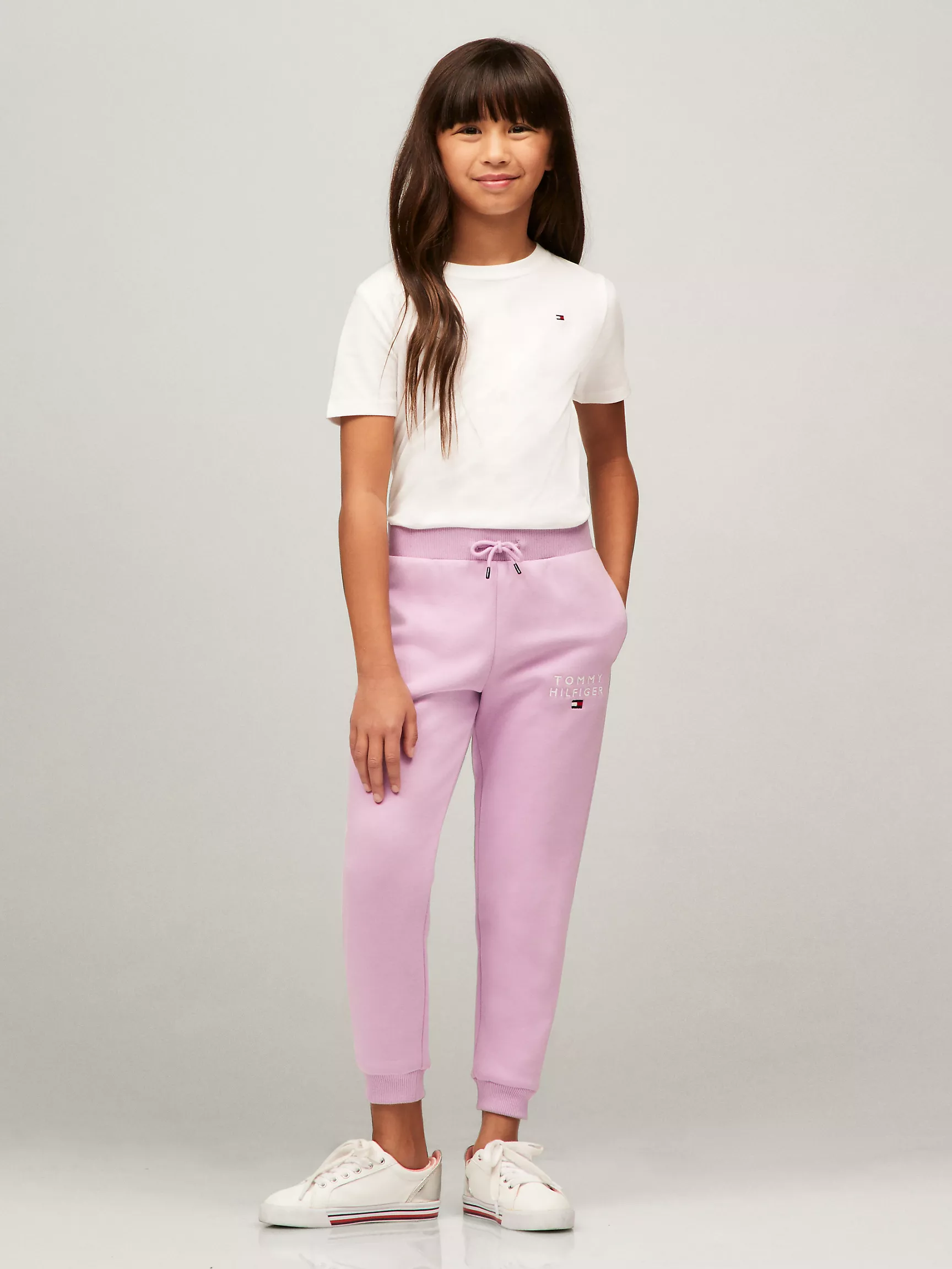 Брюки для девочек Tommy Hilfiger, Детские спортивные штаны с логотипом Hilfiger