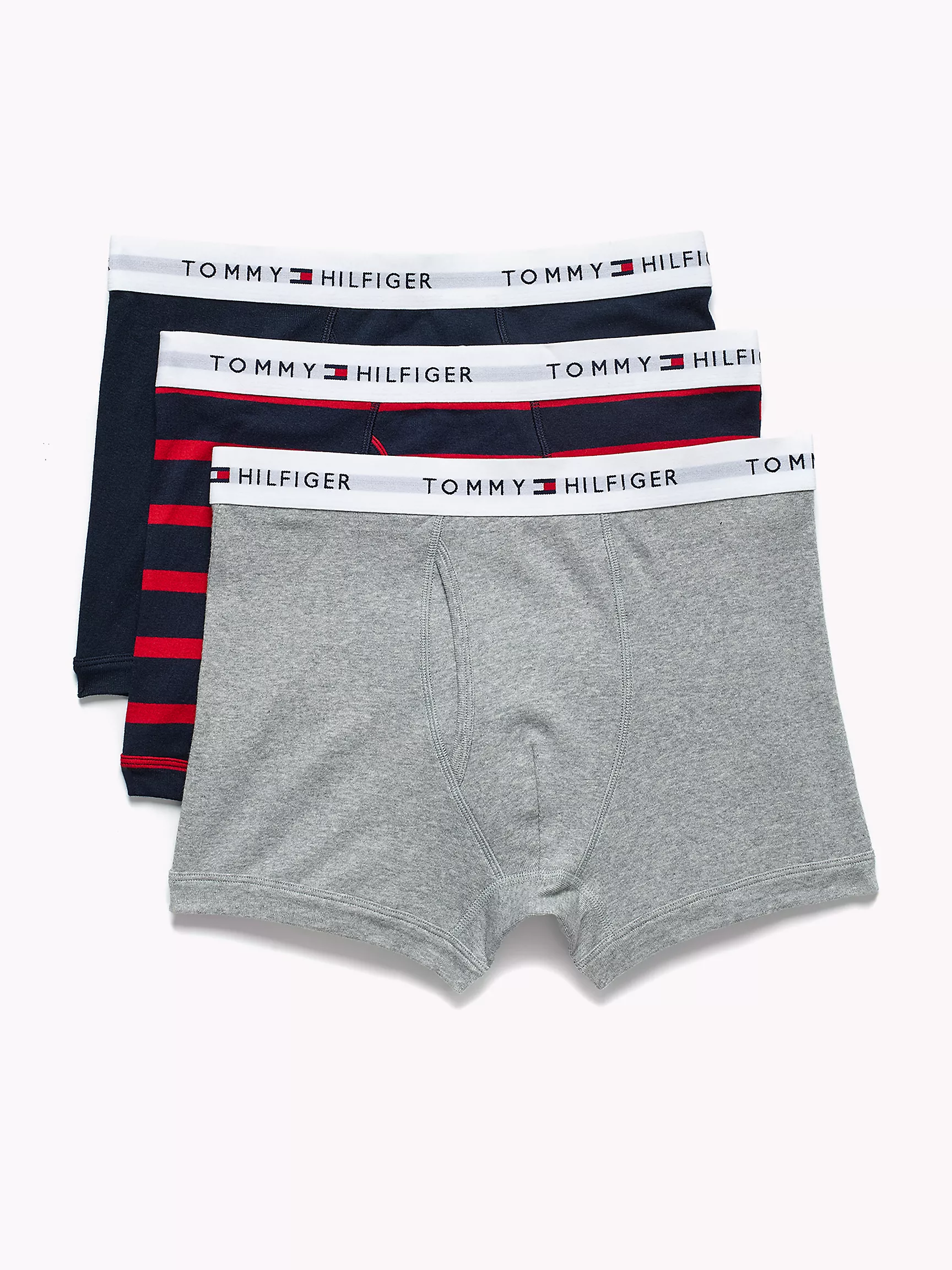 Мужское нижнее белье Tommy Hilfiger, Классические хлопковые трусы-боксёры (набор 3 шт.)