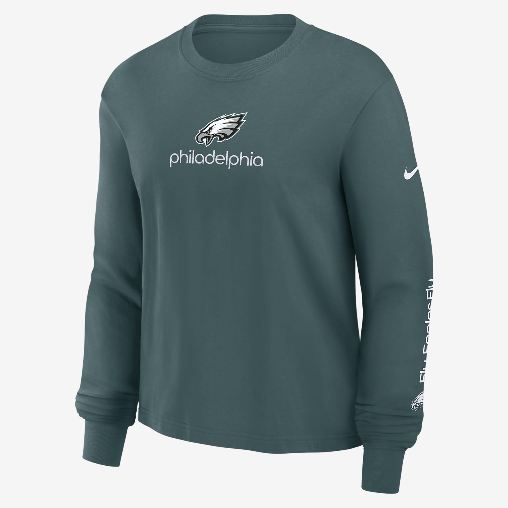 Philadelphia Eagles Boxy Women's Nike NFL Long-Sleeve T-Shirt