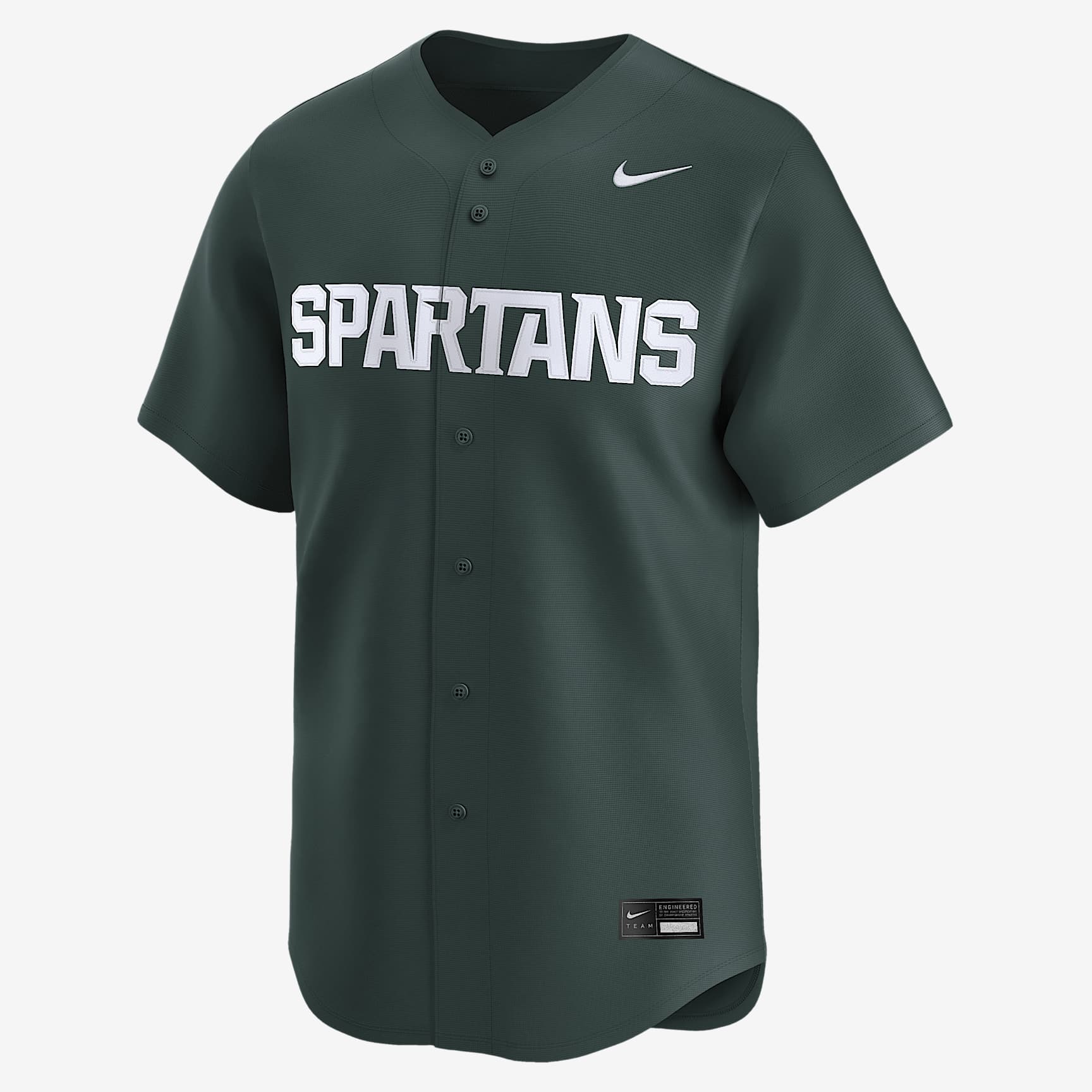 Michigan State Spartans Men's Nike College Limited Baseball Jersey