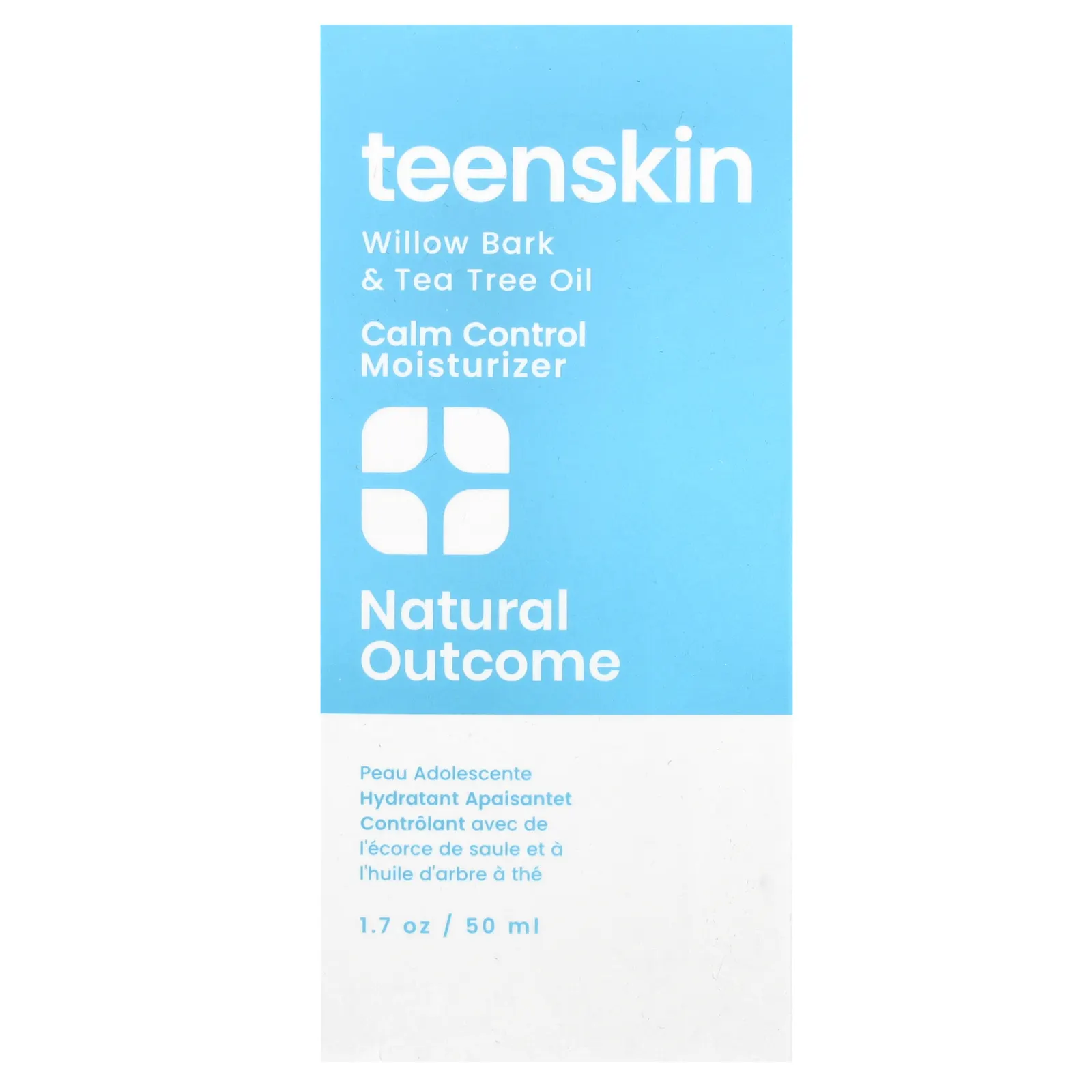 Natural Outcome, TeenSkin, успокаивающее увлажняющее средство, 50 мл (1,7 унции)