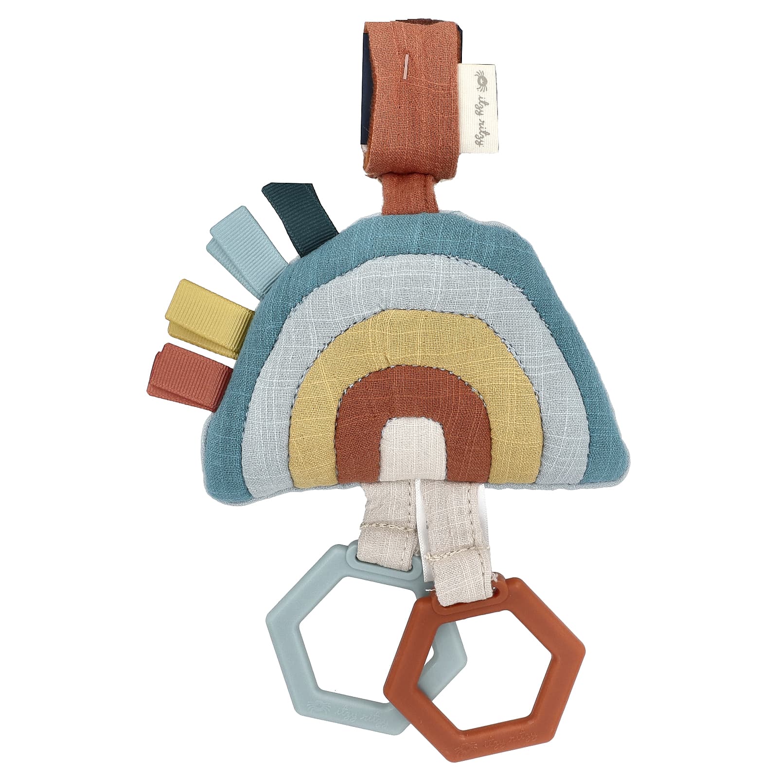 itzy ritzy, Ritzy Jingle, съемная дорожная игрушка, для детей от 0 месяцев, цвет радуги, 1 игрушка