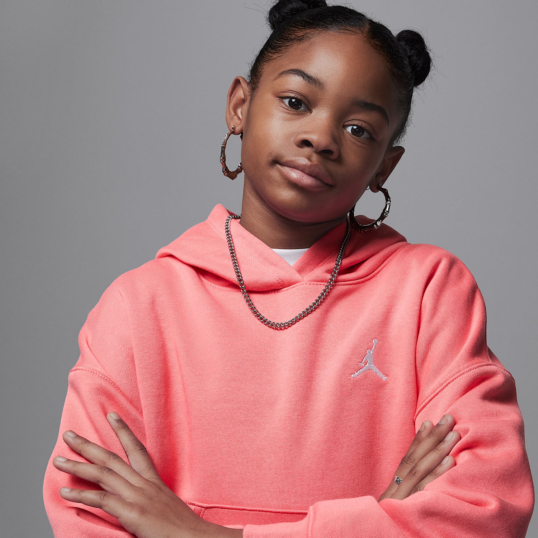 Jordan Brooklyn Essentials Big Kids' Pullover Hoodie