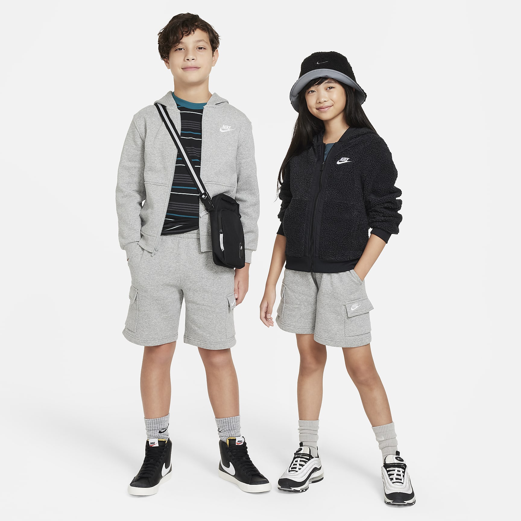 Nike Sportswear Club Fleece Big Kids' Cargo Shorts