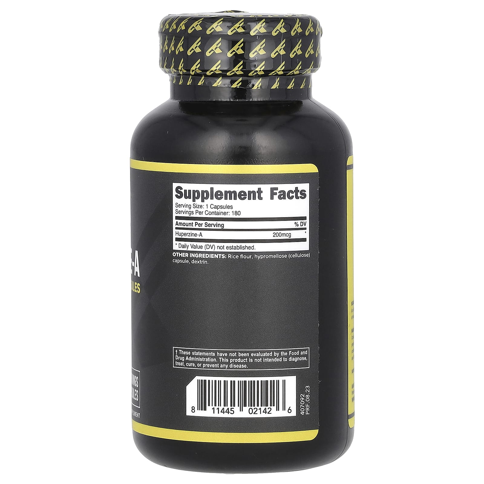 Primaforce, гуперзин А, 200 мкг, 180 капсул