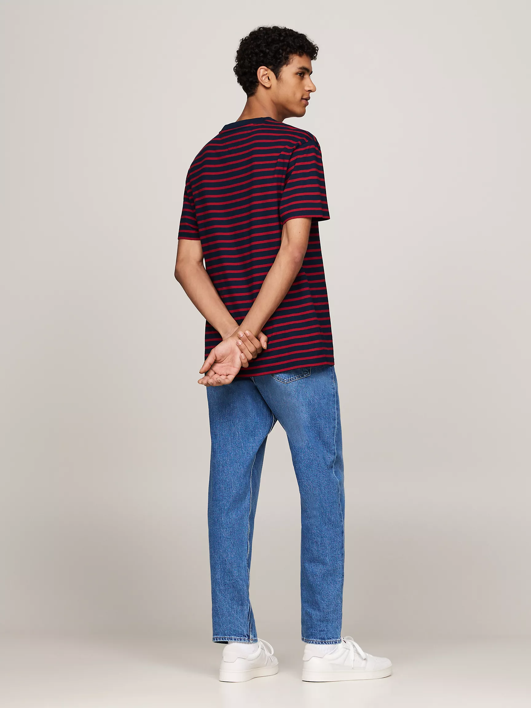 Мужская футболка Tommy Hilfiger, Морская полосатая футболка TJ