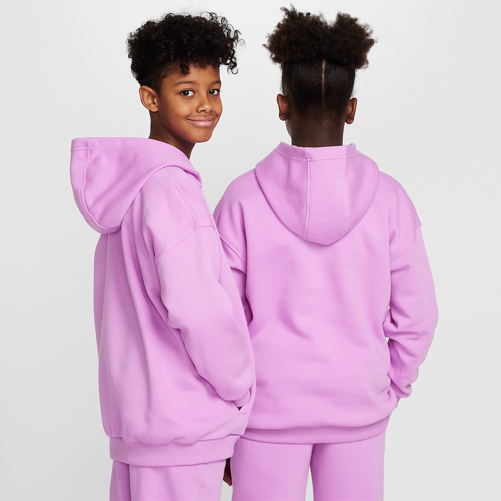 Nike Sportswear Club Fleece Big Kids' Oversized Pullover Hoodie