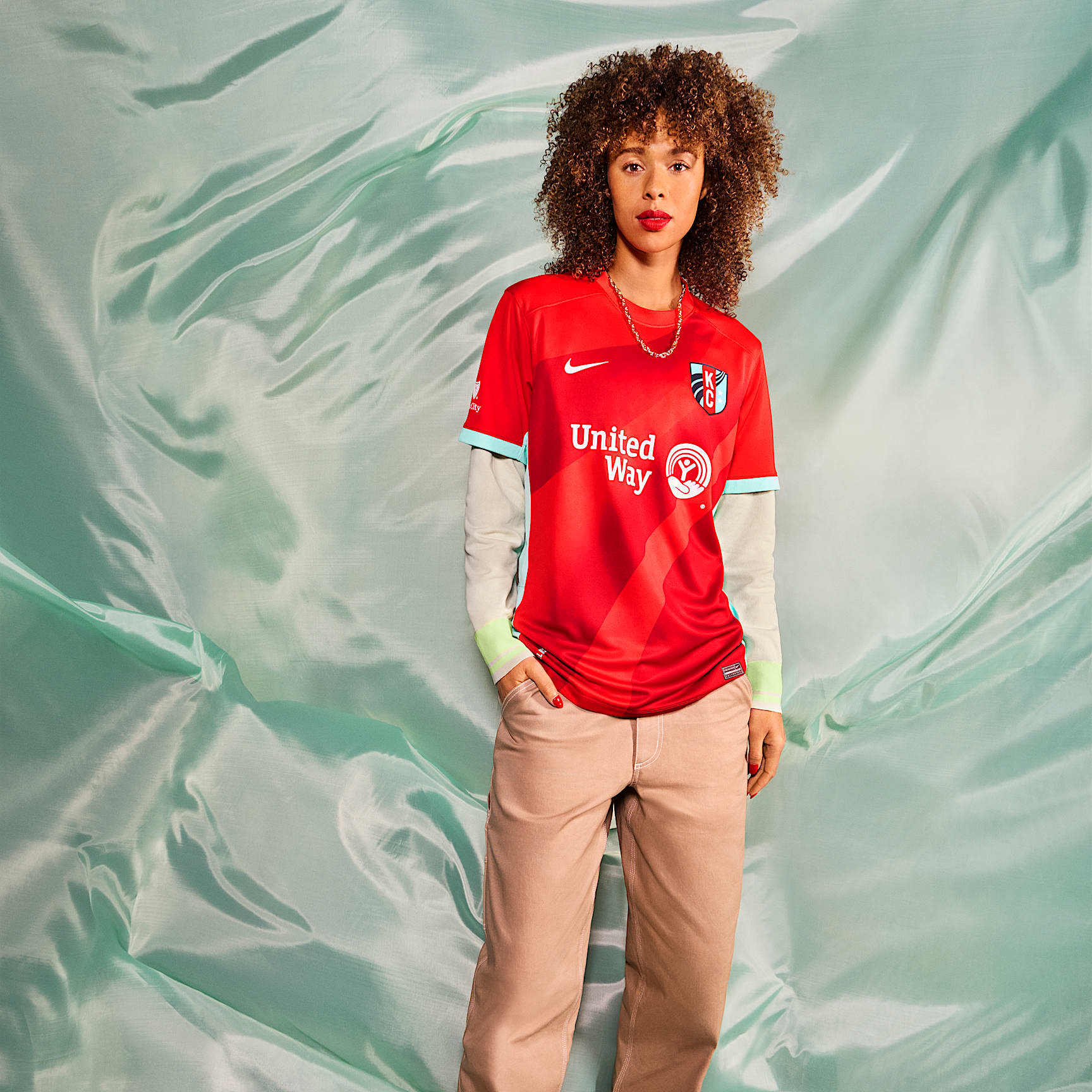 Kansas City Current 2024 Stadium Primary Women's Nike Dri-FIT NWSL Replica Jersey