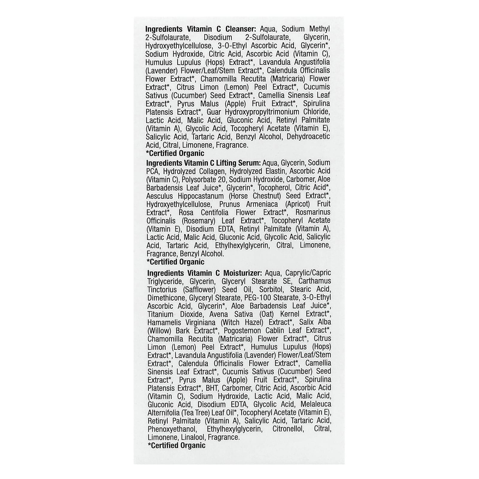 PrescriptSkin, набор пробных продуктов с витамином С, 3 баночки по 5 г (0,18 унции)