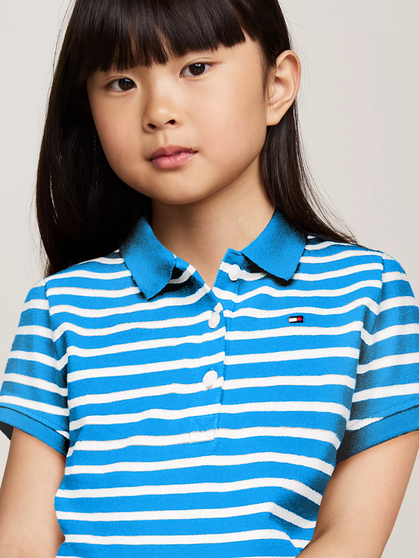 Рубашка-поло для девочек Tommy Hilfiger, Детское полосатое поло