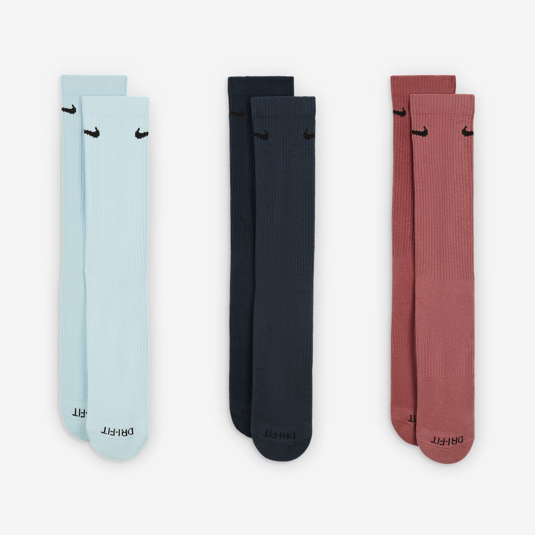 Nike Everyday Plus Cushioned Training Crew Socks (3 Pairs)