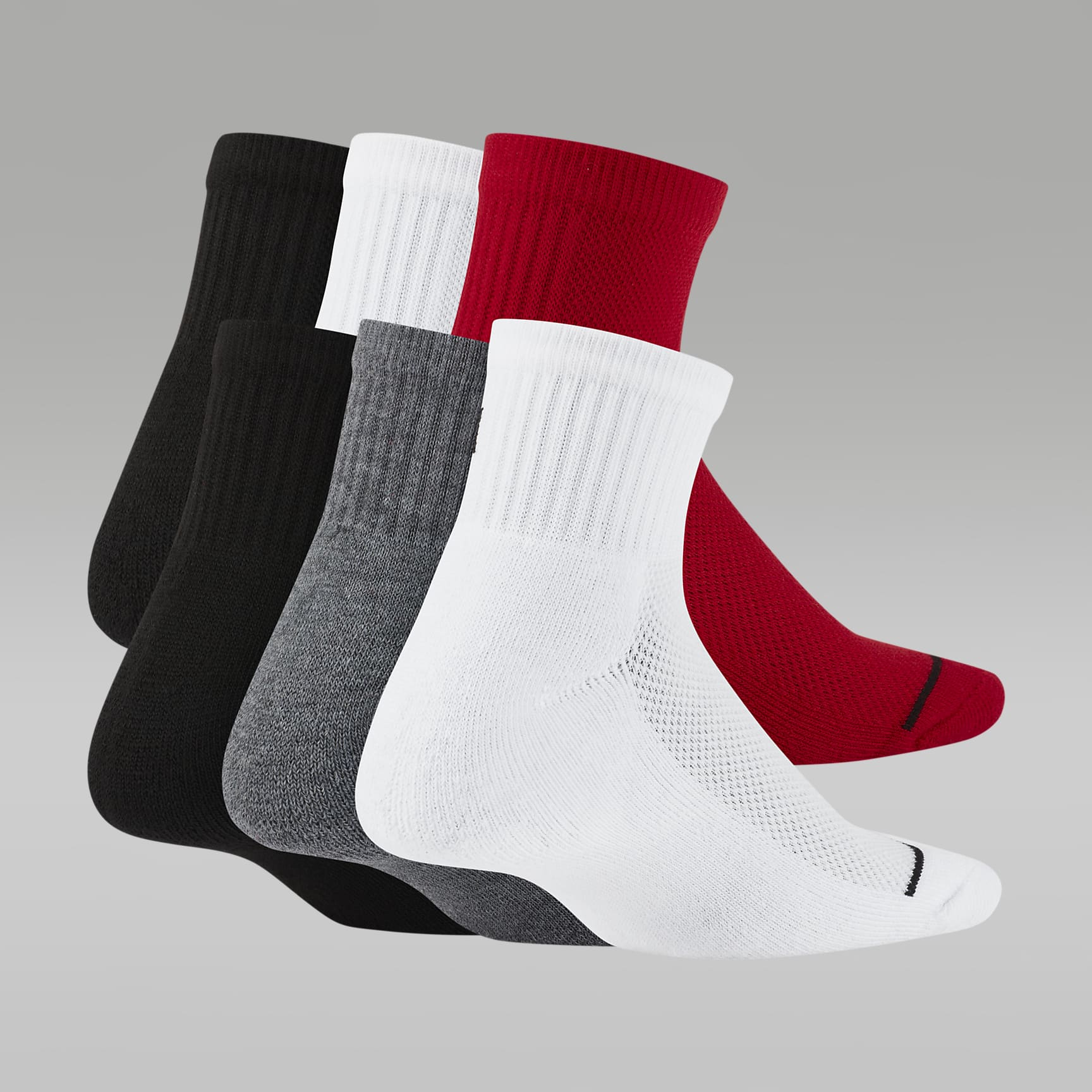 Jordan Big Kids' Legend Ankle Socks (6 Pairs)