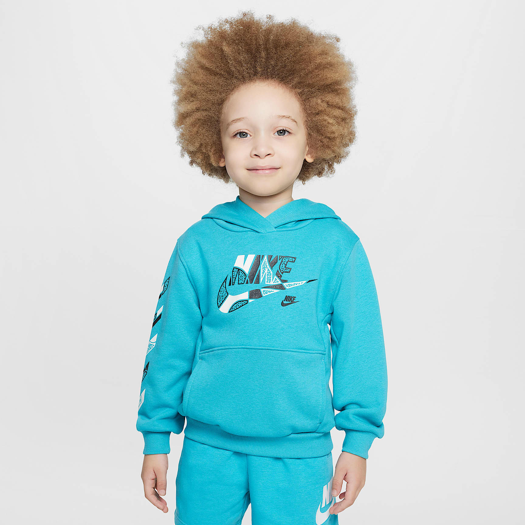 Nike Sportswear "Outside the Lines" Toddler French Terry Pullover Hoodie