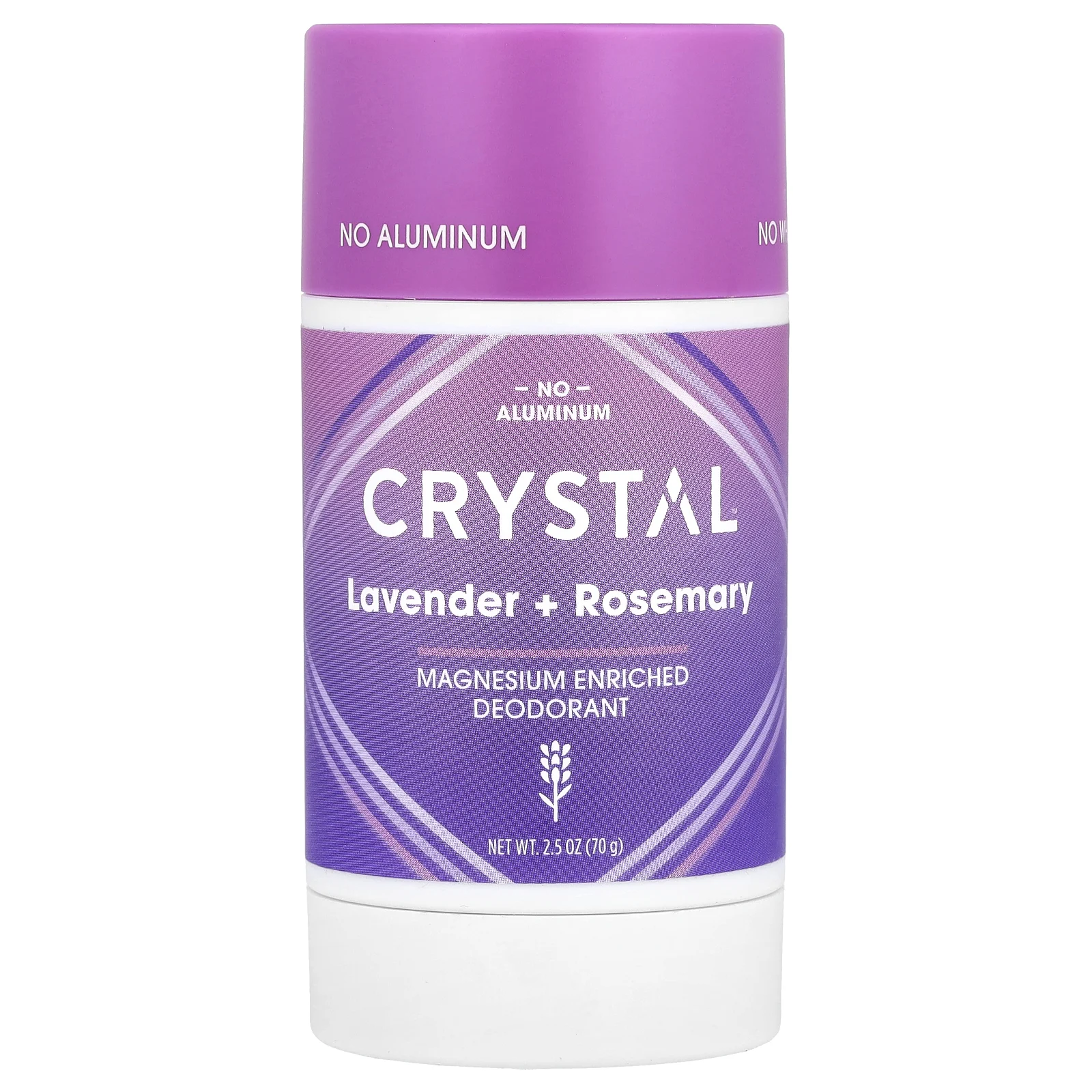 CRYSTAL, Обогащенный магнием дезодорант, лаванда и розмарин, 70 г (2,5 унции)