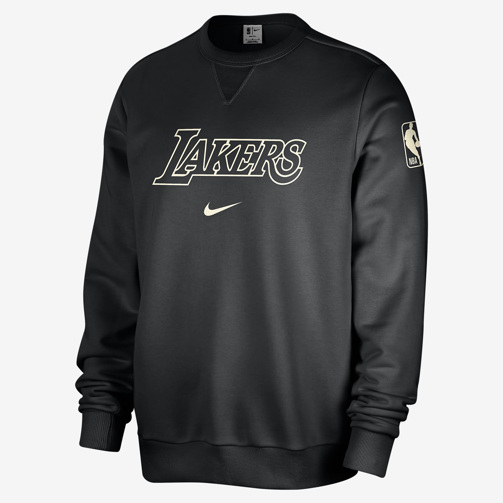 Los Angeles Lakers Standard Issue Men's Nike Dri-FIT NBA Crew-Neck Sweatshirt