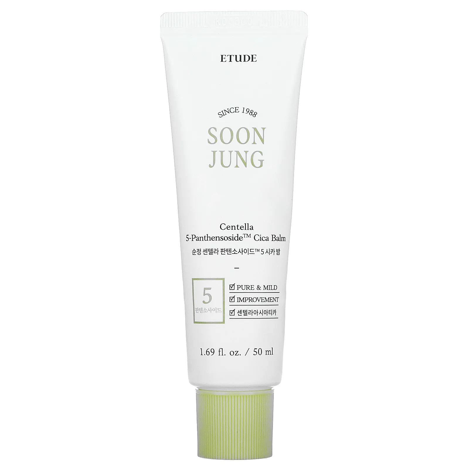 ETUDE, Soon Jung, бальзам из центеллы и 5-пантенсозида и Cica, 50 мл (1,69 жидк. Унции)