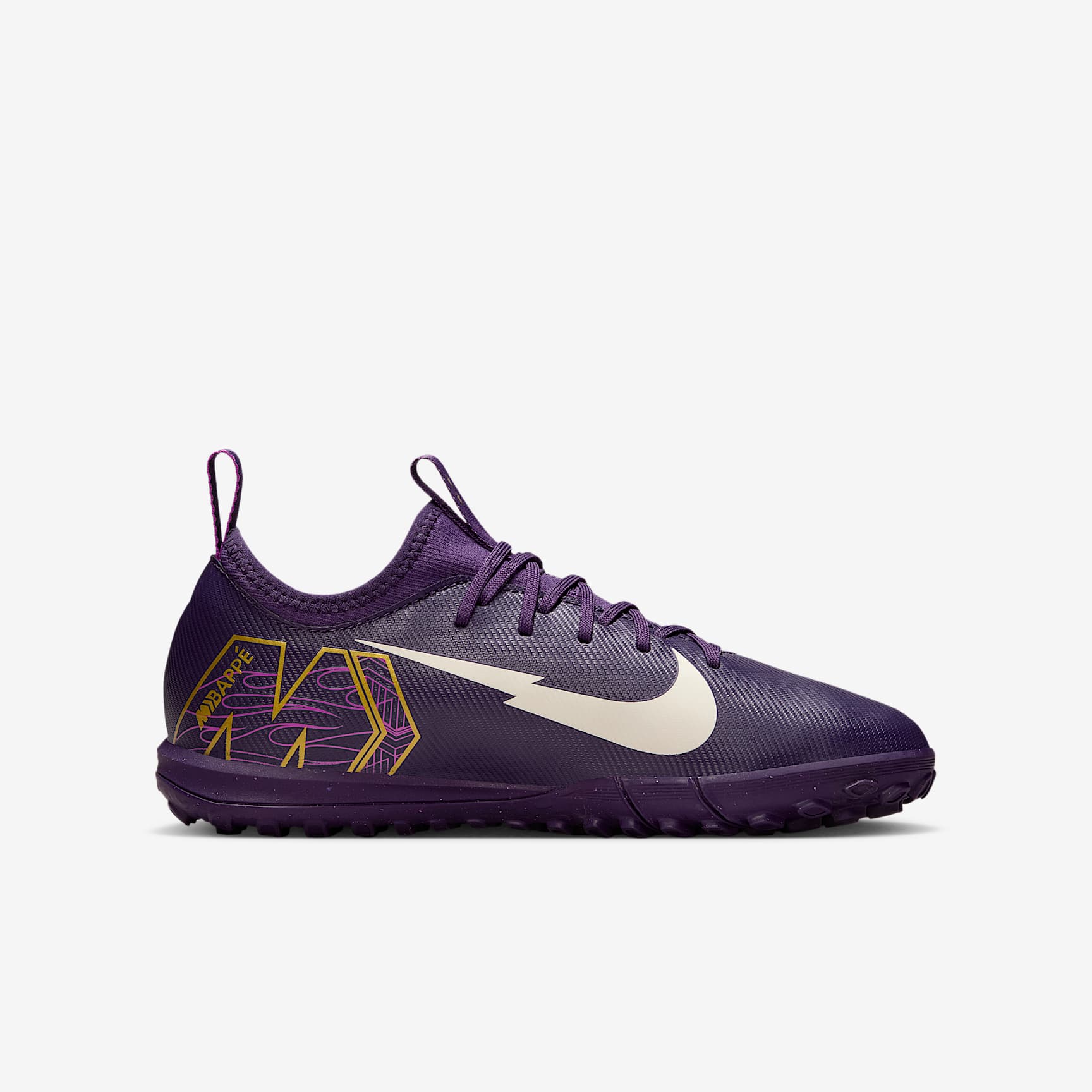 Nike Jr. Mercurial Vapor 16 Academy "Kylian Mbappé" Big Kids' TF Low-Top Soccer Shoes