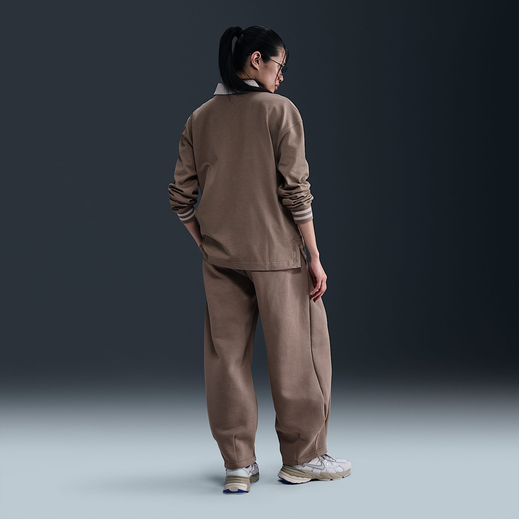 Nike Sportswear Essential Women's Oversized Long-Sleeve Polo