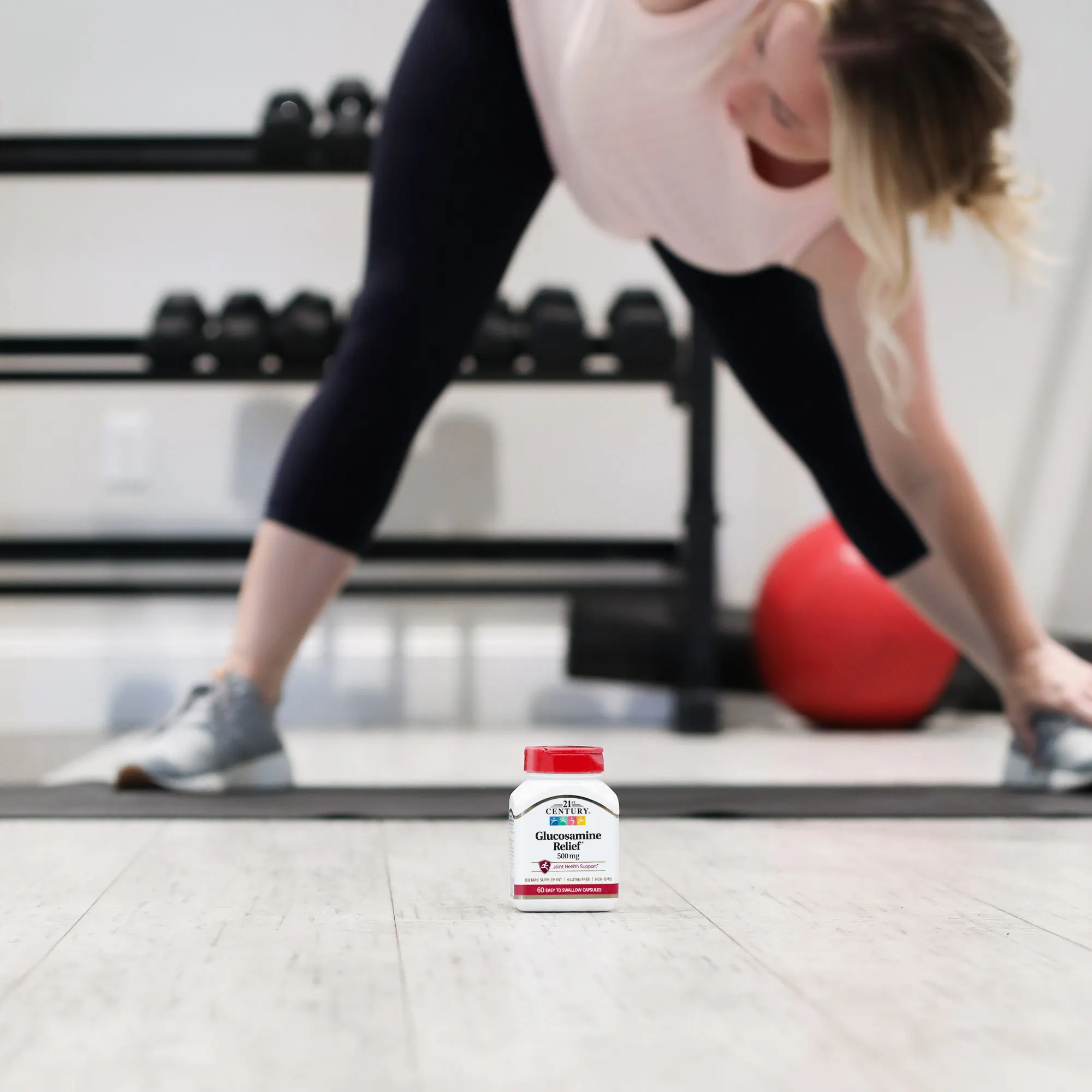 21st Century, Glucosamine Relief, 500 мг, 60 капсул, которые легко глотать