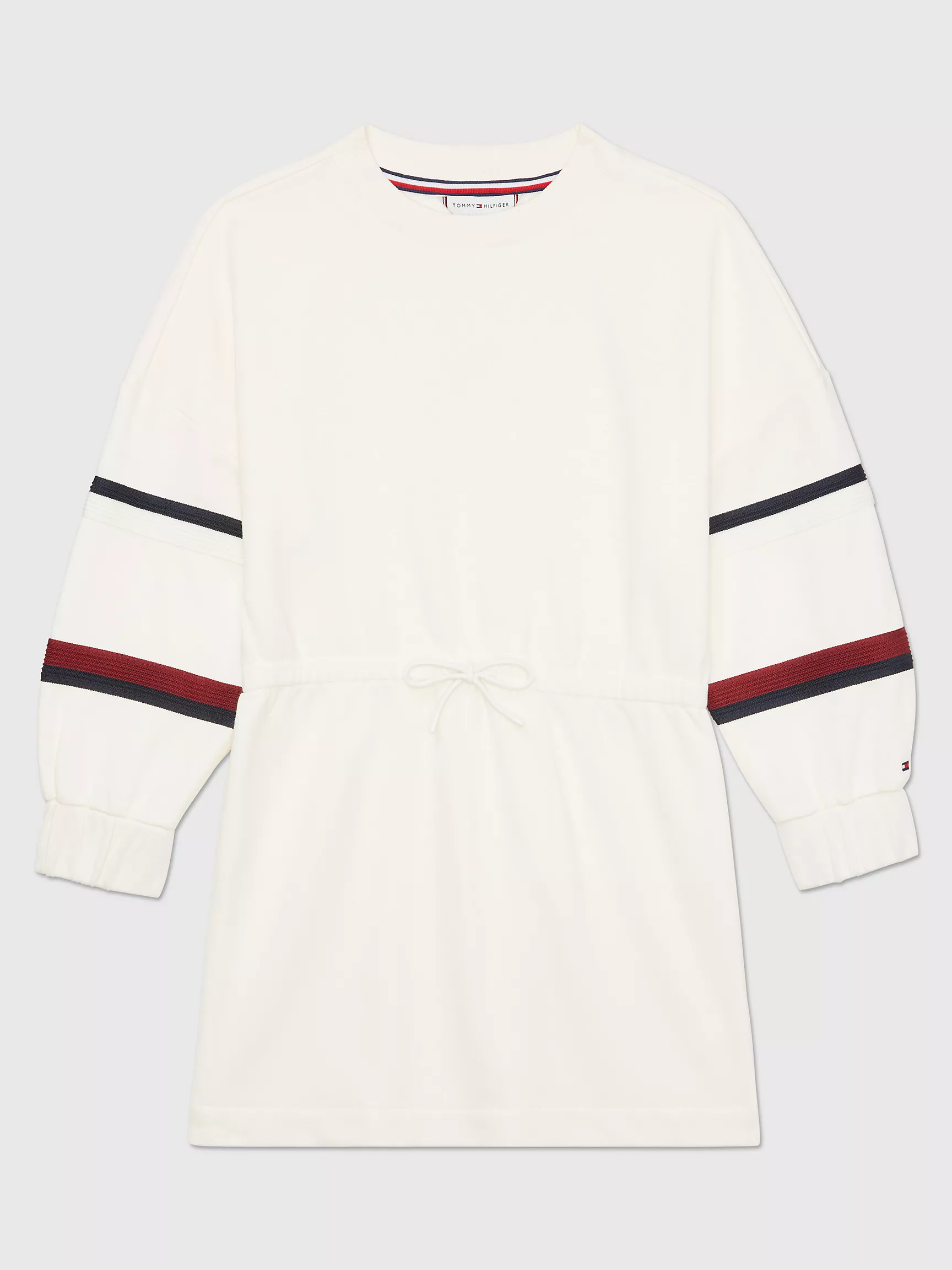 Платье для девочек Tommy Hilfiger, Детское платье-свитшот с фирменными полосками