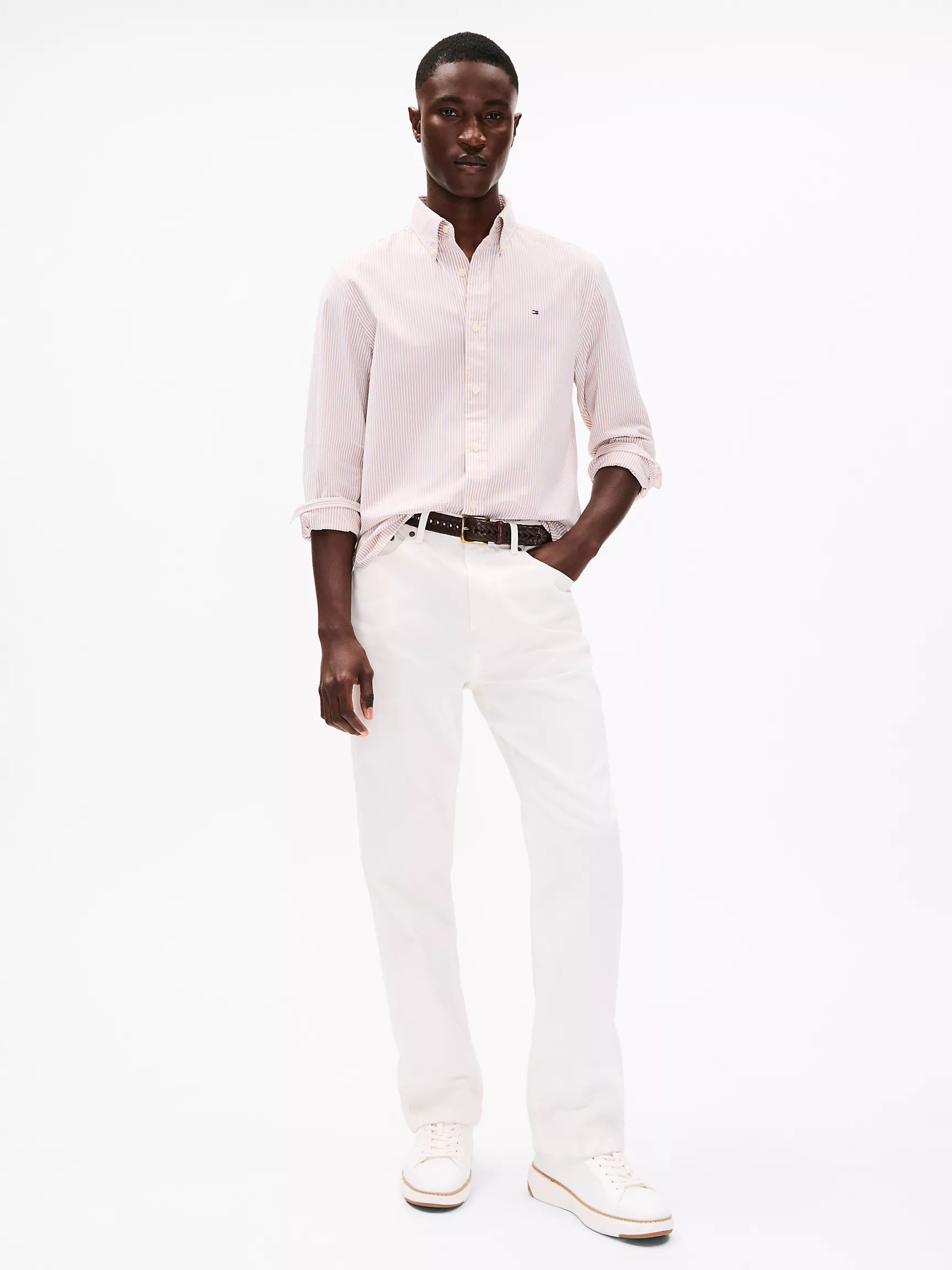 Мужские брюки Tommy Hilfiger, Прямые вельветовые брюки Bedford с пятью карманами