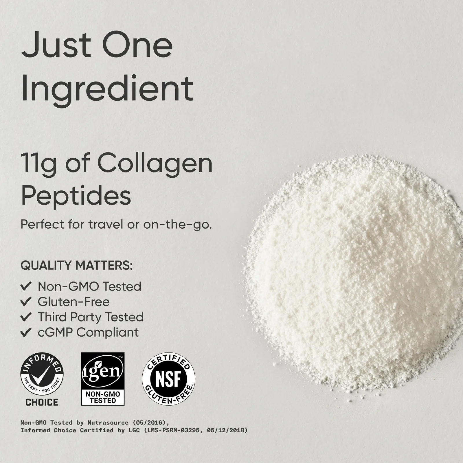 Sports Research, Коллагеновые пептиды, без добавок, 20 отдельных пакетиков, 11 г (0,39 унции)