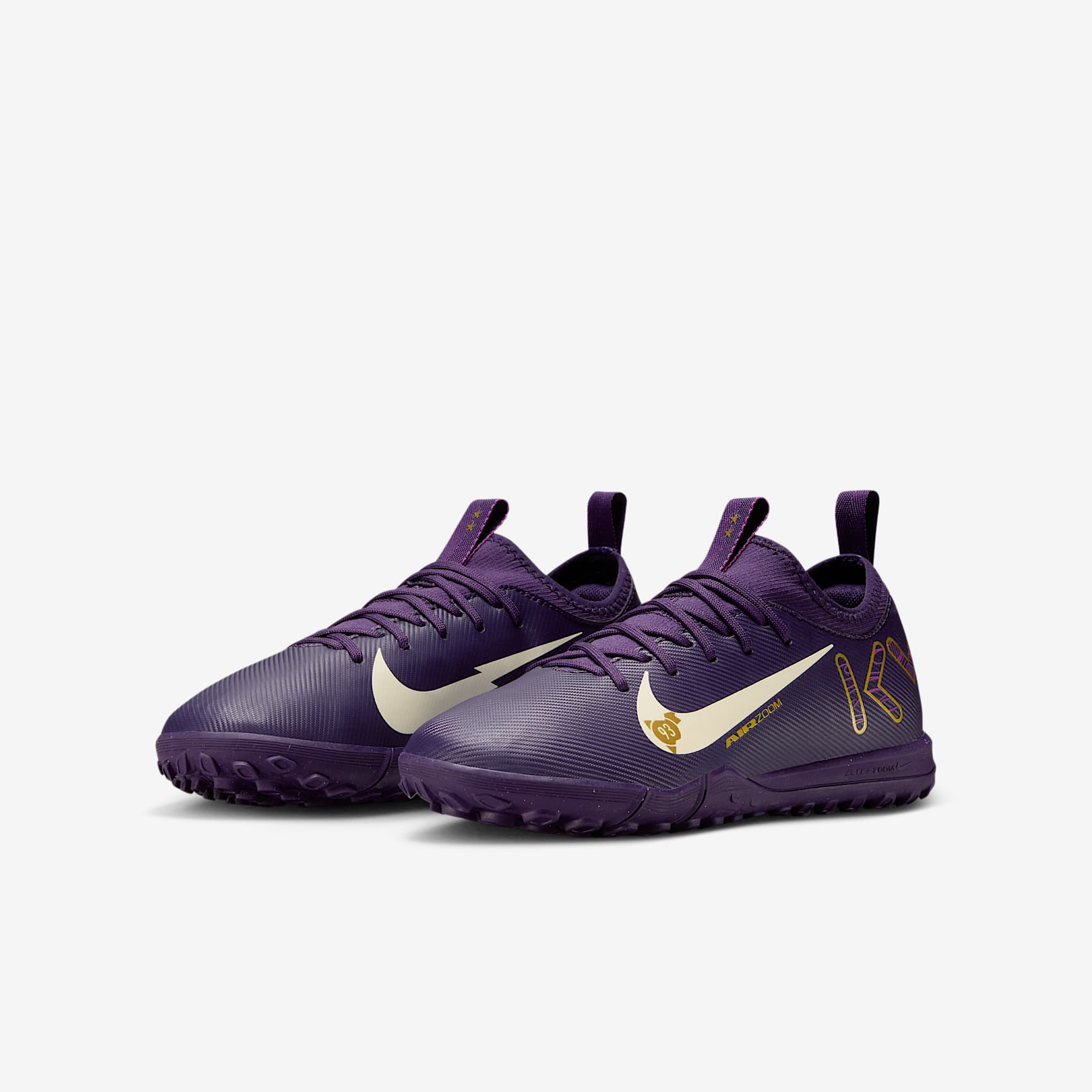 Nike Jr. Mercurial Vapor 16 Academy "Kylian Mbappé" Big Kids' TF Low-Top Soccer Shoes