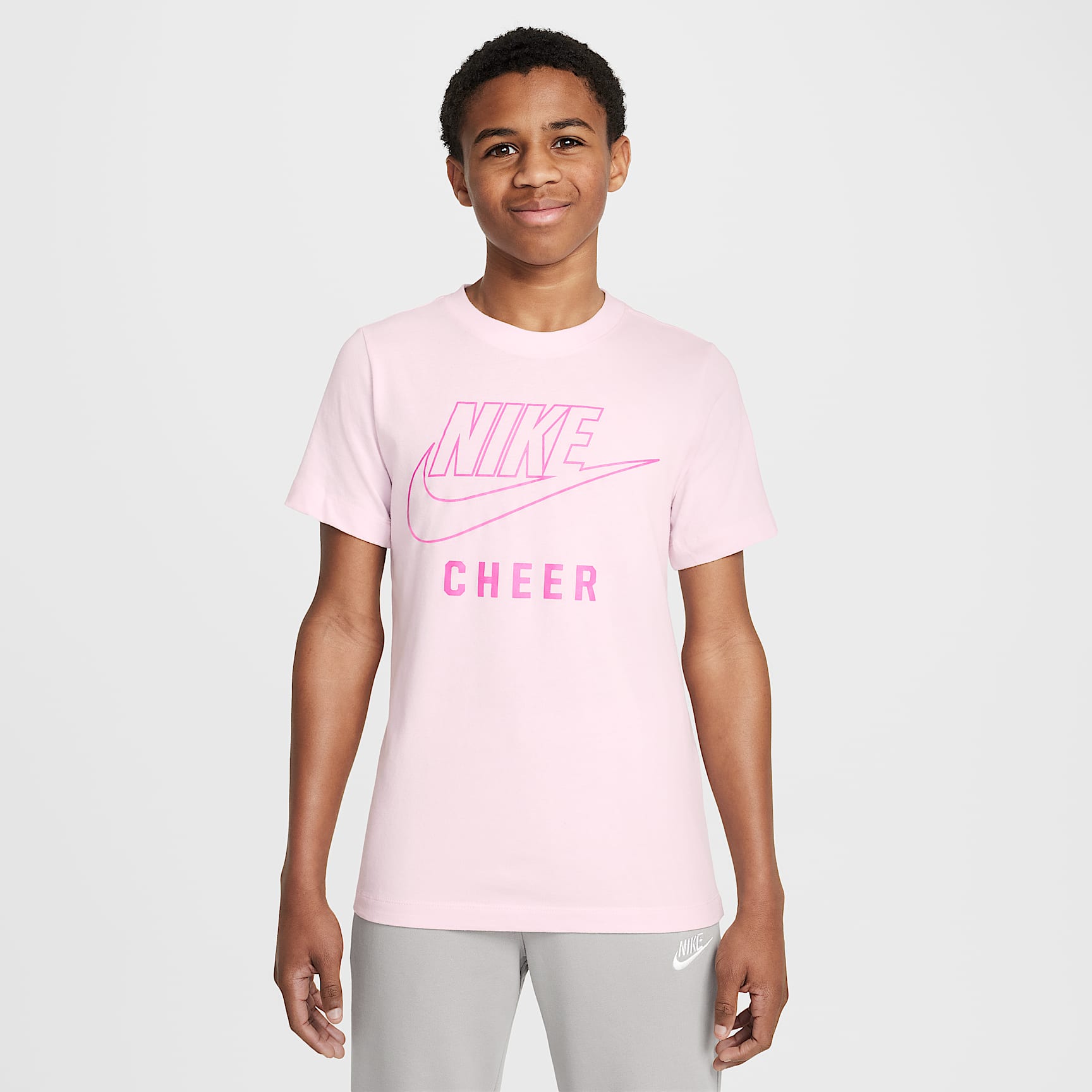 Nike Swoosh Big Kids' Cheer T-Shirt