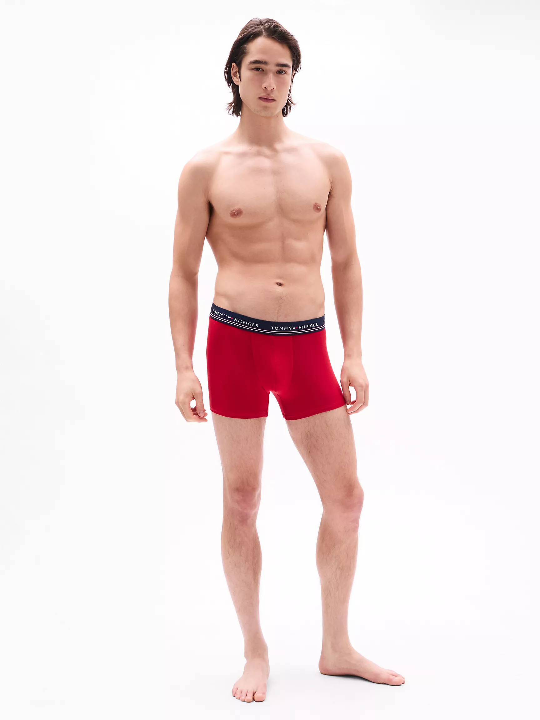 Мужское нижнее белье Tommy Hilfiger, Укороченные трусы-боксеры из эластичного модала (набор 3 шт.)