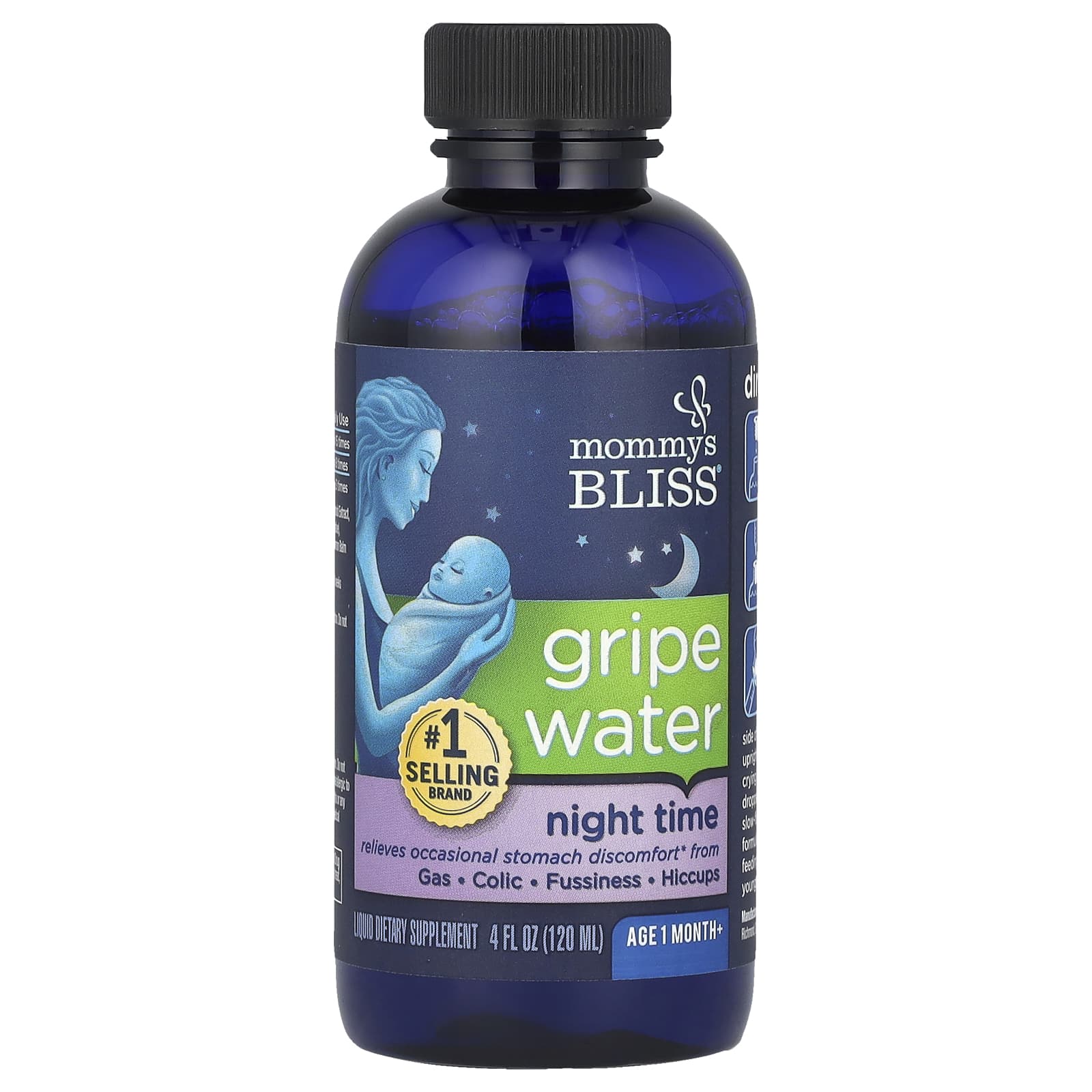Mommy's Bliss, Время сна, водичка от колик, 4 унции (120 мл)