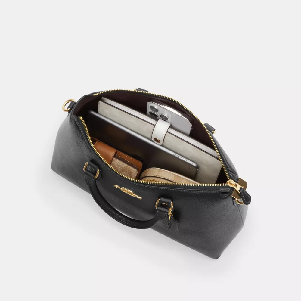 Сумка COACH Georgia Satchel Bag In Signature Canvas