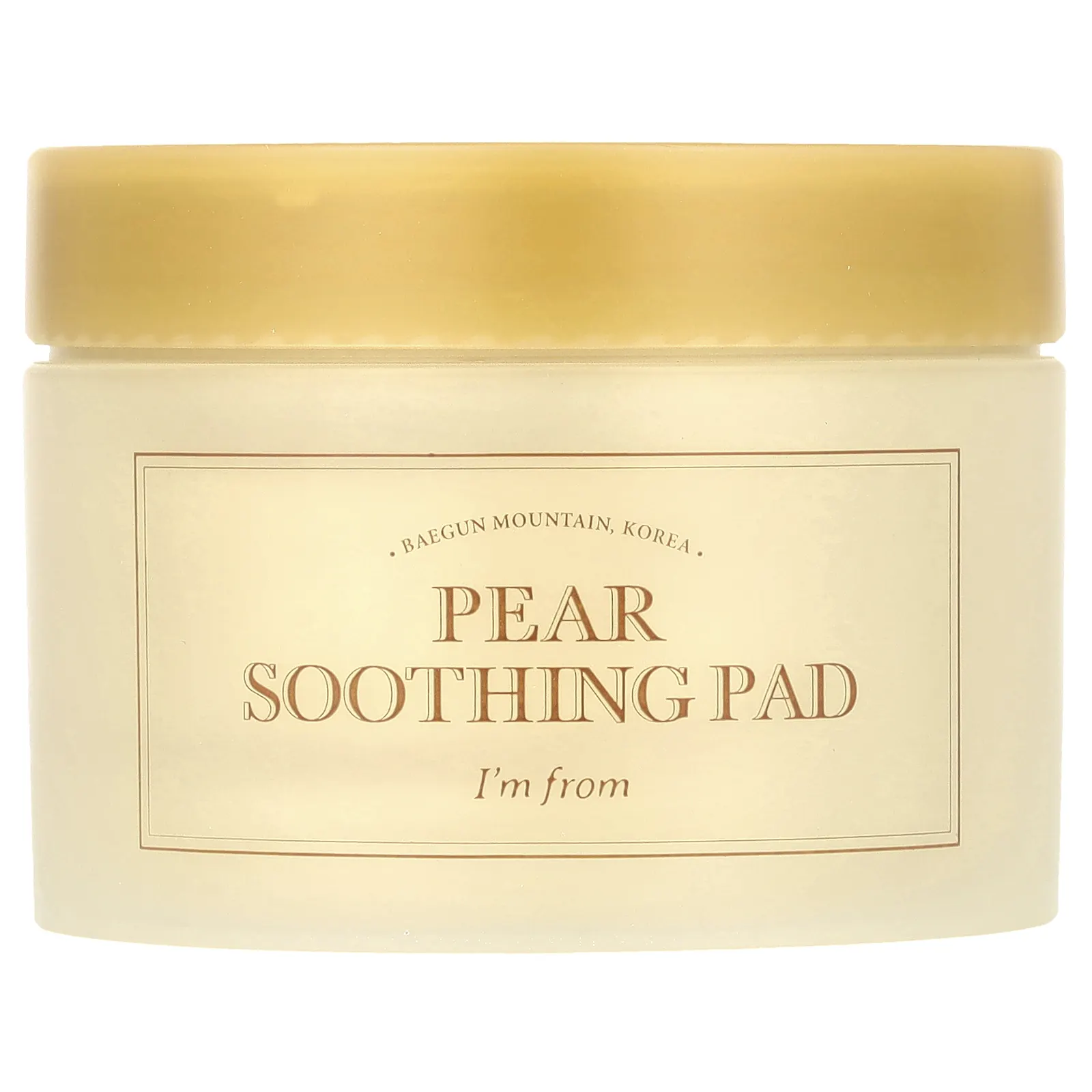 I'm From, Pear Soothing Pad, 60 подушечек, 125 мл (4,22 жидк. Унции)
