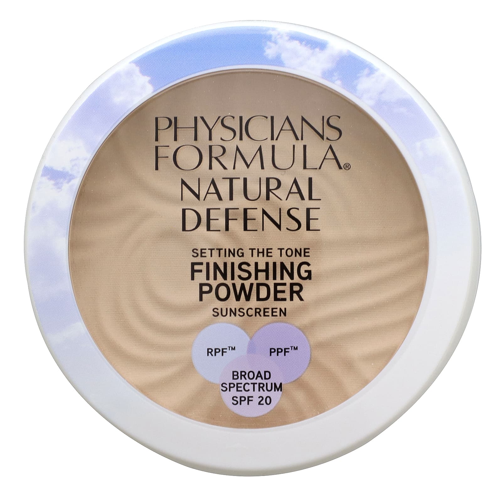 Physicians Formula, Natural Defense, завершающая пудра, SPF 20, светлый, 10 г (0,35 унции)