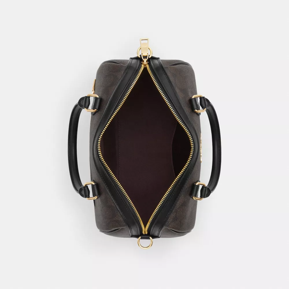 Сумка COACH Rowan Satchel Bag In Signature Canvas