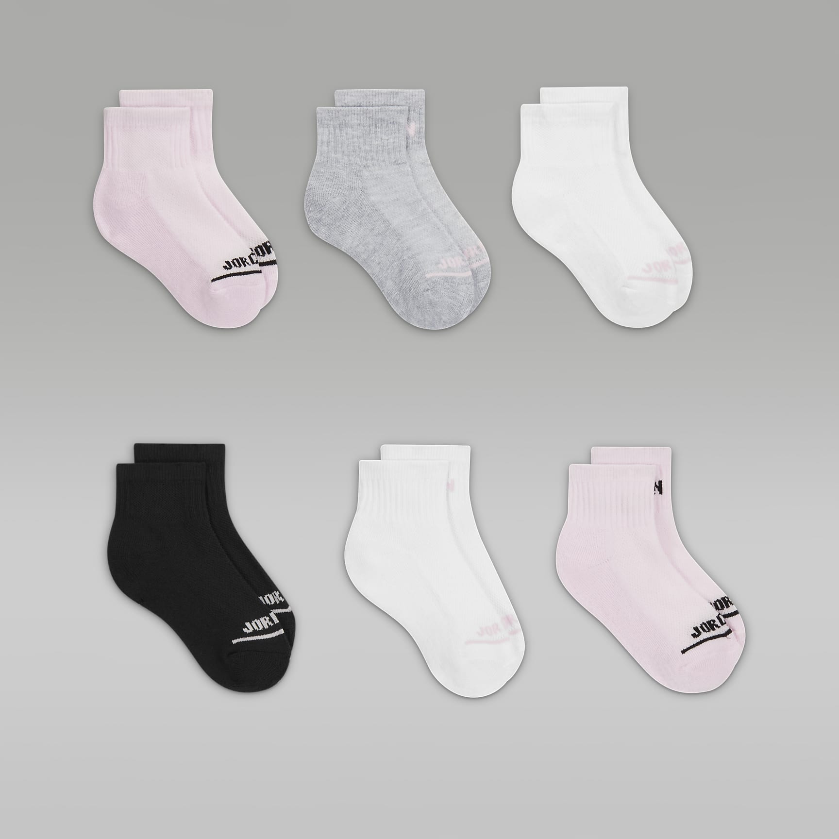 Jordan Big Kids' Legend Ankle Socks (6 Pairs)