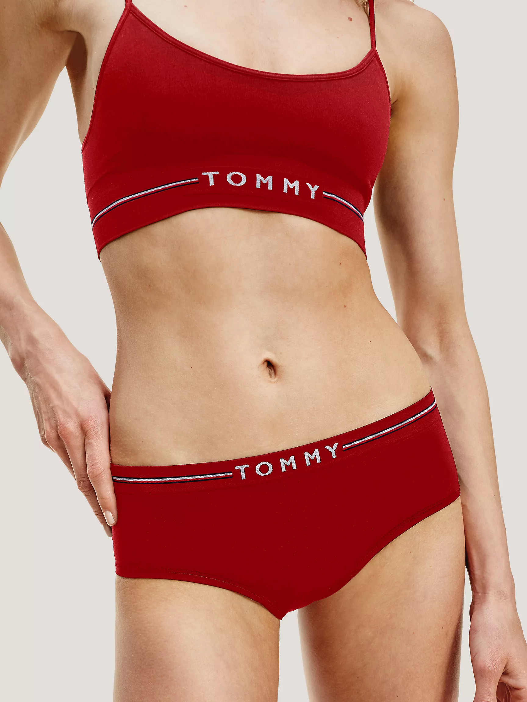 Женское нижнее белье Tommy Hilfiger, Бралетт без подкладки с логотипом Tommy