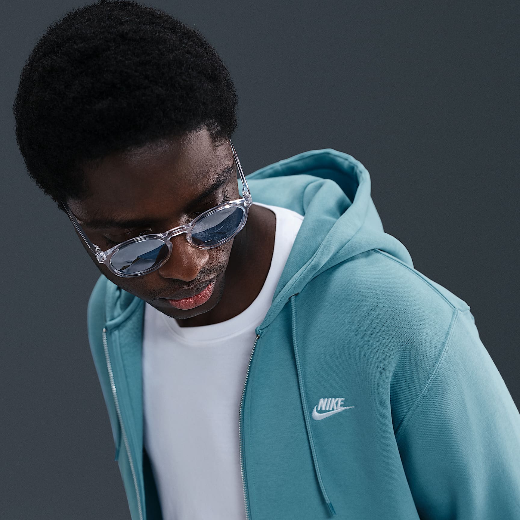Nike Club Men's Full-Zip Fleece Hoodie