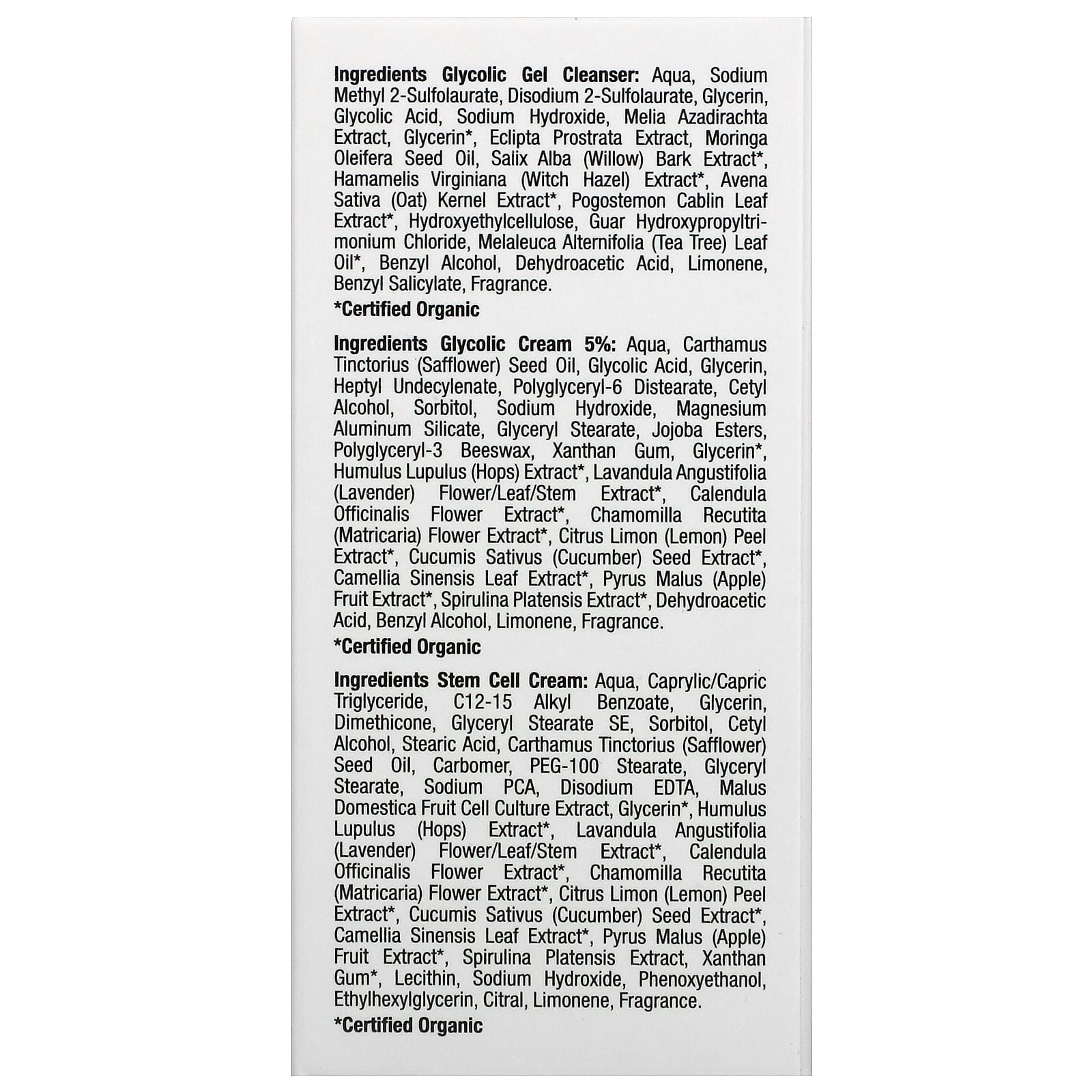 PrescriptSkin, набор пробных продуктов с гликолевой кислотой, 3 баночки по 5 г (0,18 унции)