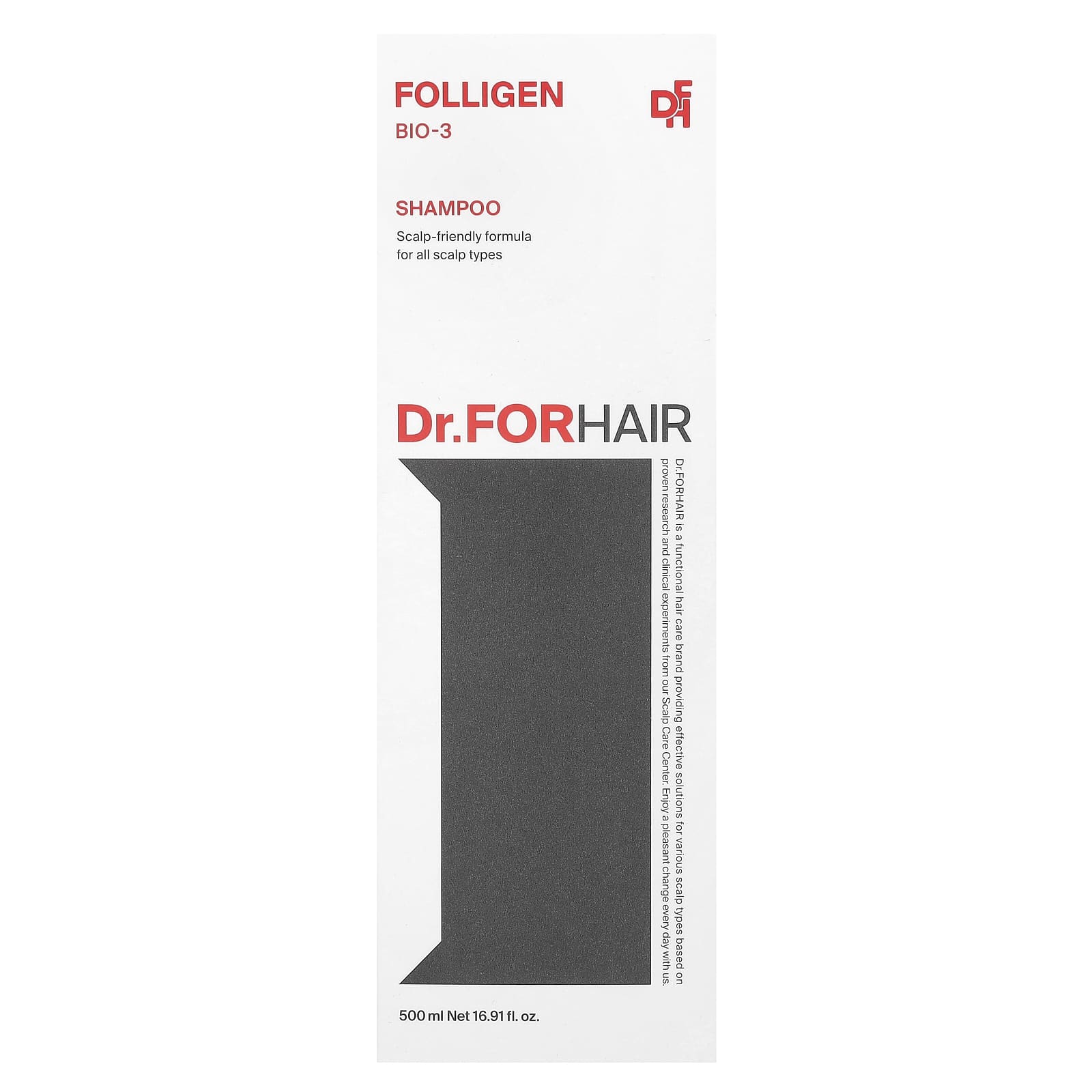 Dr.ForHair, Folligen, шампунь, Bio-3, 500 мл (16,91 жидк. Унции)