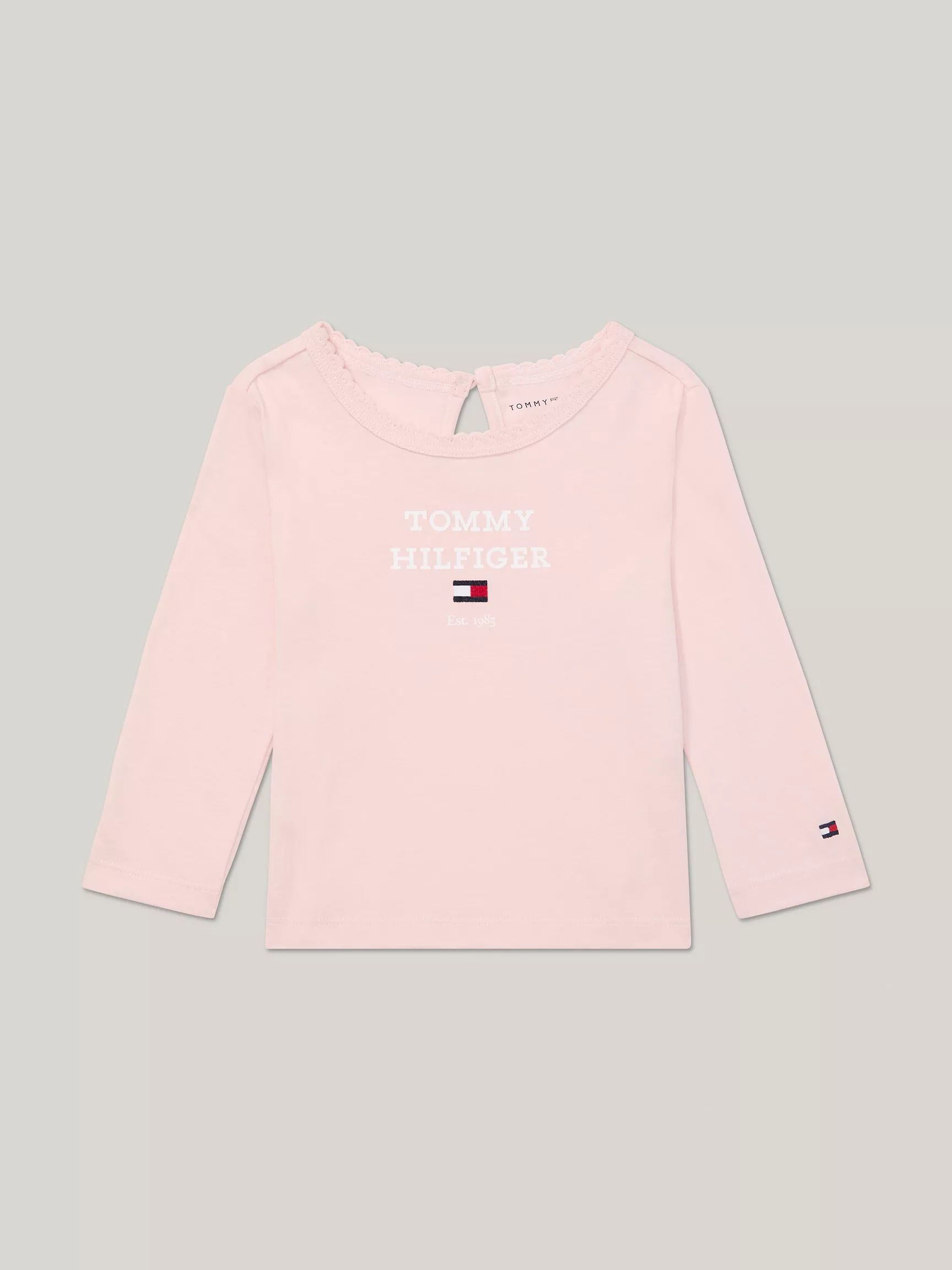 Футболка для девочек Tommy Hilfiger, Детская футболка с длинным рукавом Hilfiger