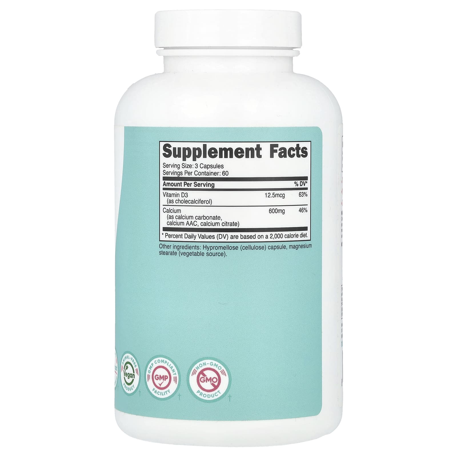 Nutricost, Для женщин, кальций и витамин D3`` 180 капсул