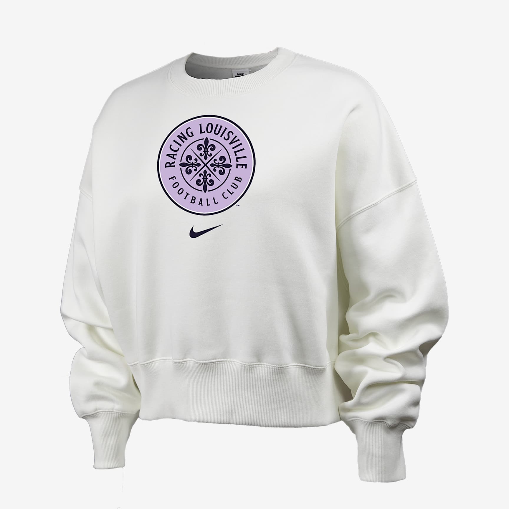 Racing Louisville FC Phoenix Fleece Women's Nike NWSL Crew-Neck Sweatshirt