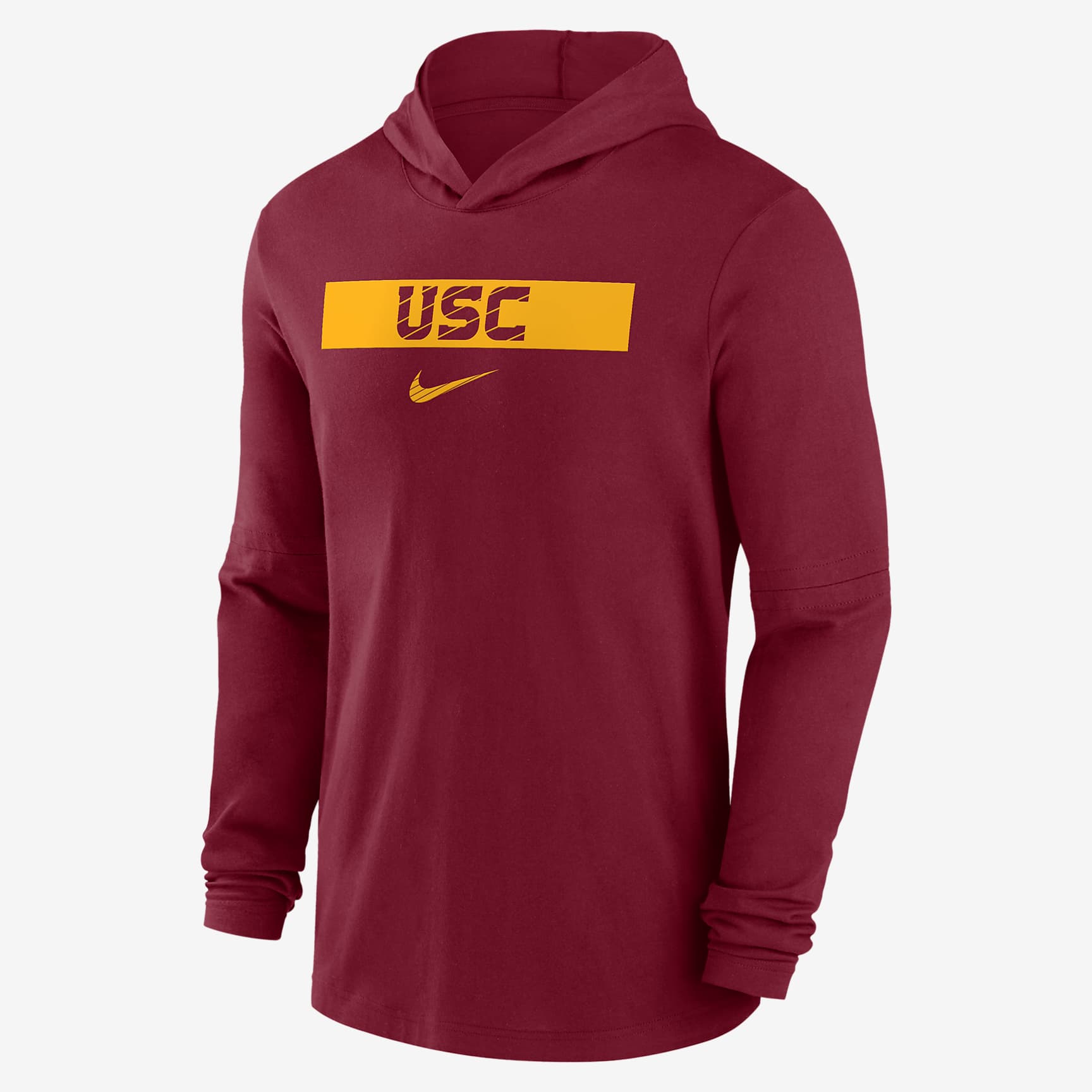 USC Trojans Sideline Men's Nike Dri-FIT College Long-Sleeve Hooded Top
