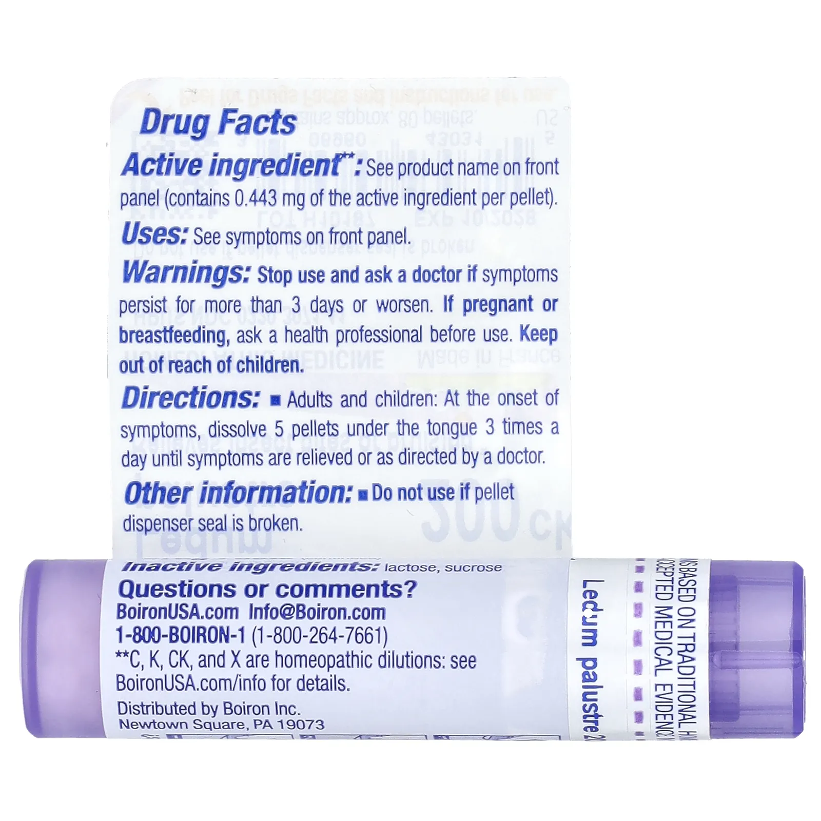 Boiron, Багульник болотный, 200CK, прибл. 80 гранул